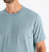 Free Fly M SS Bamboo Flex Pocket Tee HEATHER TIDE