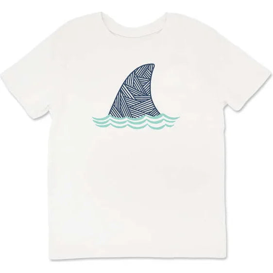 Feather 4 Arrow Kid's Fin Vintage Tee White