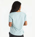 Free Fly W Bamboo Heritage V-Neck Tee OCEAN MIST