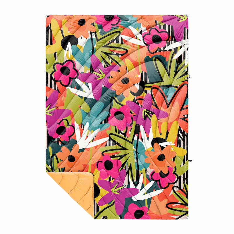 Rumpl Original Puffy Blanket BOLDED BLOSSOMS x SHAE ANTHONY