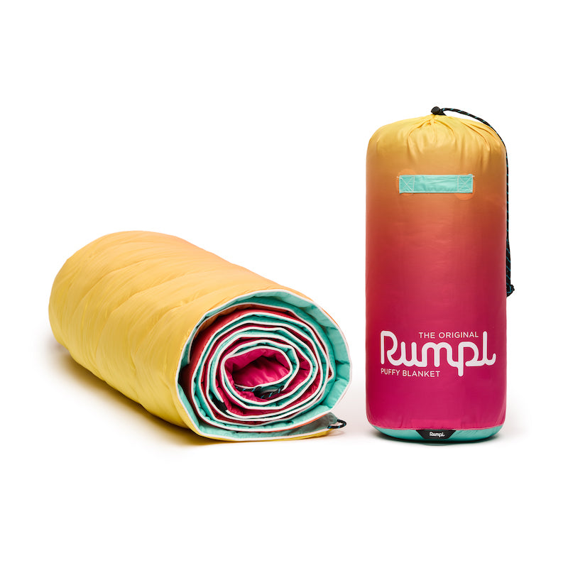 Rumpl Original Puffy Blanket LEMONADE FADE
