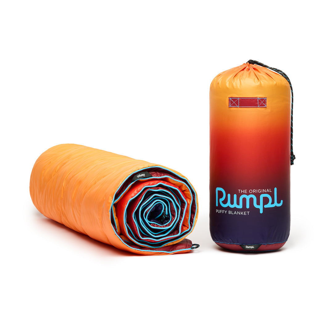 Rumpl Original Puffy Blanket PYRO FADE