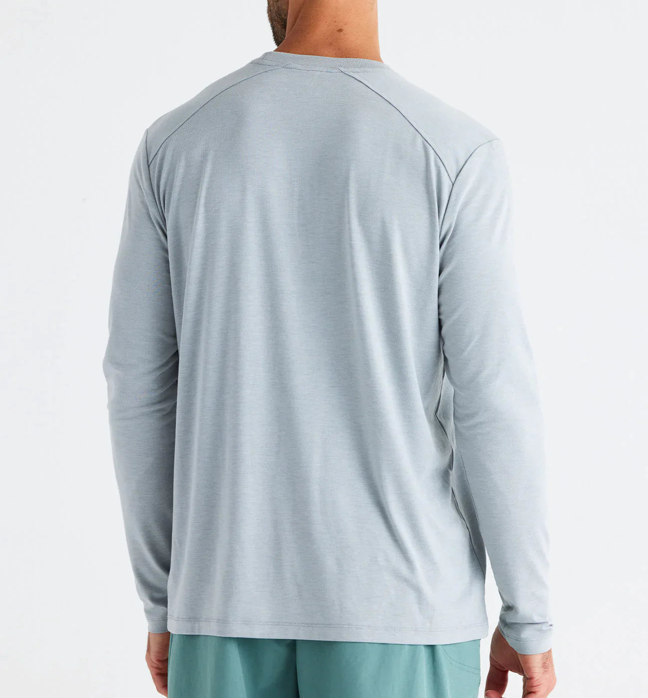 Free Fly M Bamboo Shade Long Sleeve ASPEN GREY