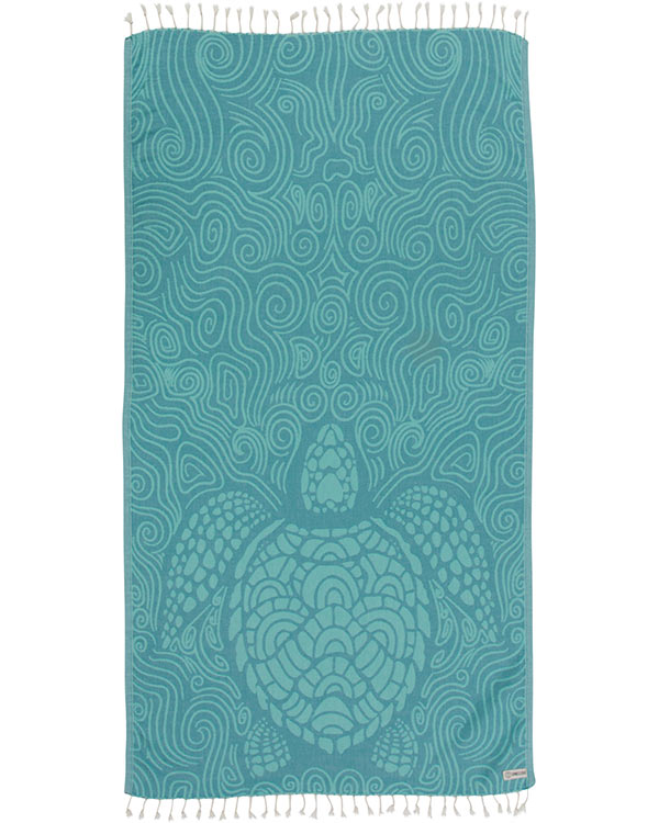 Sand Cloud Towel Swirl Turtle MINT - REG