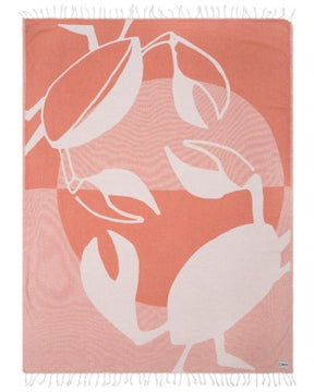 Sand Cloud Beach Towel Hermit LG RUST