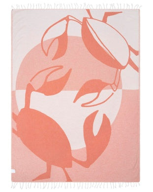 Sand Cloud Beach Towel Hermit LG RUST